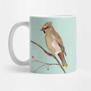 Bohemian waxwing Mug